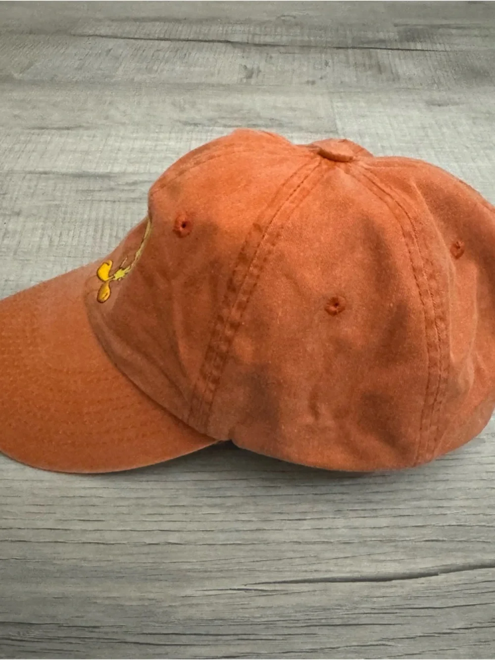 Vintage Tweety Bird Orange Hat Warner Brow Studio Store Cap EXTREMELY RARE!!!
